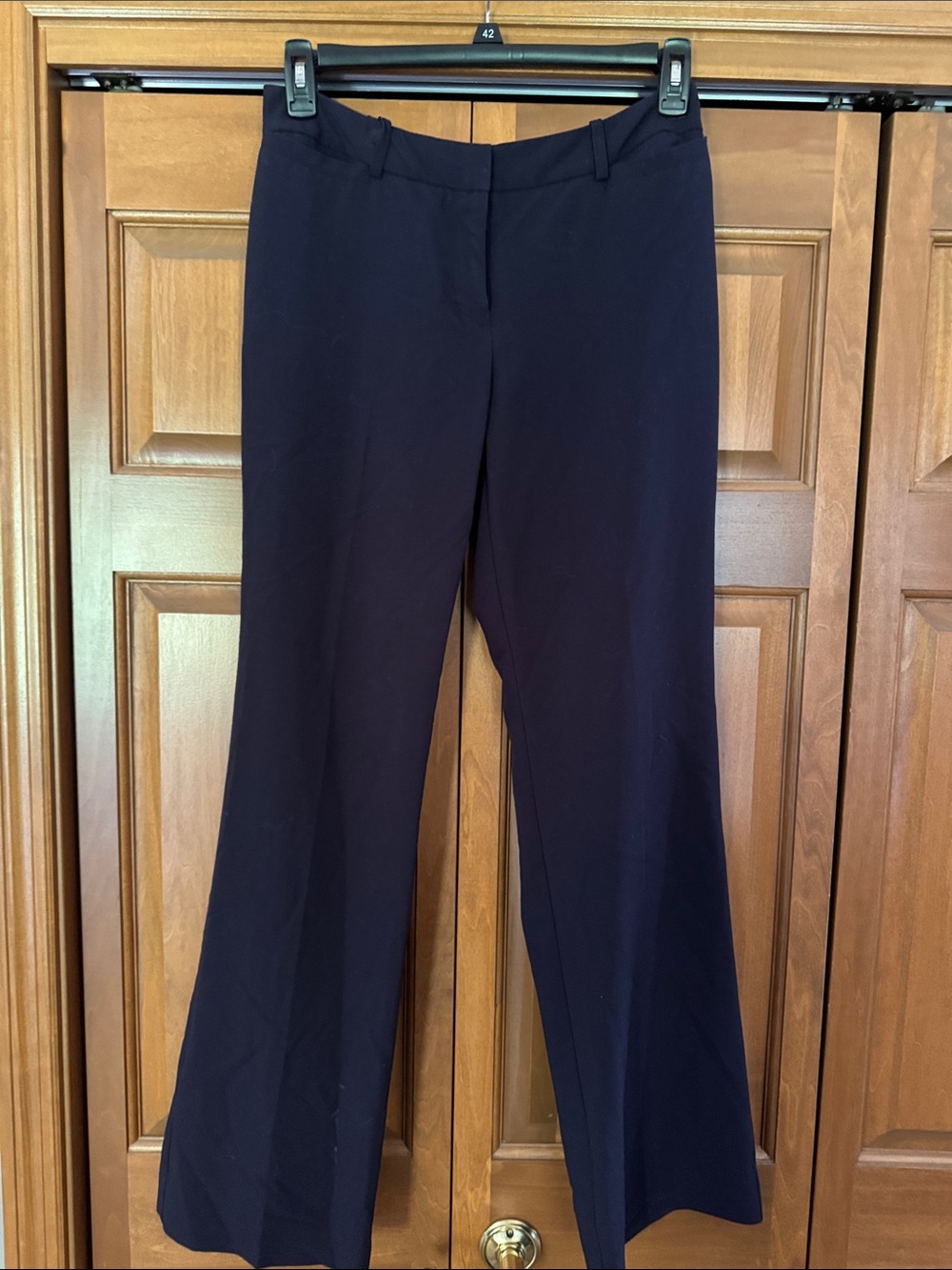 Worthington Navy Wide-Leg Dress Trousers